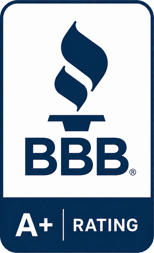 BBB A+ Rating badge